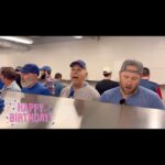 Mark DeCarlo Instagram - The only thing better than seeing a W at #WrigleyField are the acoustics in its Big Fat Mens Bathroom. Happy Bday to my pal Nia Vardalos from me and the gang at the trough! #mbfgw3 . . . . . . #niavardalos #mybigfatgreekwedding3 #mybigfatgreekbirthday #writerdirector Wrigley Field