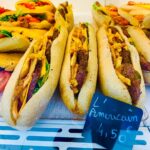 Mark DeCarlo Instagram - How #France sees #america: Burger & fries baguette! All that’s missing is a bottle or #orangecrush with #trump2020 face on the bottle Paris, France