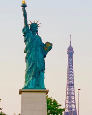 Mark DeCarlo Instagram - I’ve got the world’s strongest telephoto lens. Works across the Atlantic Ocean!  No photoshop here- just #Paris