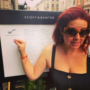 Mark DeCarlo Instagram - We had High Tea here - because Shits & Giggles was closed.  By the Ministry of Health.
