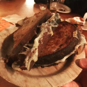 Mark DeCarlo Instagram - Congrats on a killer event ! You packed the house AND my stomach. Sometimes cheesy is a very good thing! @offthemenu @pizzeriamozza @nancysilverton .
.
.
.
.
#pizzeriamozza #grilledcheese #grilledcheesesandwich #losangeles #hollywood #offthemenu #nancysilverton #pizza #za #celebritychef #event