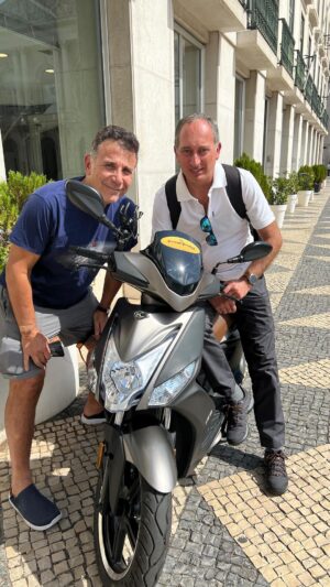 Mark DeCarlo Instagram - When in Lisbon…. The best way to see the city, not just by walking, is to rent a scooter. Check out @scooteratyourhotel and tell them a mark sent you. Obrigado!
.
.
.
.
.
#scooteratyourhotel #lisbon #lisbonportugal #lisbonlovers #lisbontours #lisbontourism  #travellisbon #aforkontheroad #aforkontheroadshow #whywetravel #markdecarlo