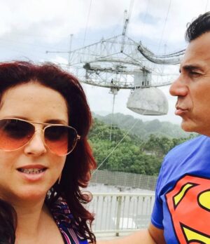 Mark DeCarlo Instagram - #arecibo - Puerto Rico’s window to the cosmos has now been officially decommissioned.  We were lucky enough to do an episode from the observatory- getting a tour from the actual scientists who worked there and some funny school kids on a summer internship.  It was a spectacular facility run by passionate, clever, funny explorers. RIP.  Here’s the show: https://podcasts.apple.com/us/podcast/a-fork-on-the-road/id1453761130?i=1000430279696