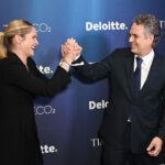 Mark Ruffalo Instagram - Beyond humbled to speak at the #TIME100 Summit and receive the inaugural @time CO2 Earth Award, alongside my sister @gloriawalton and the other incredible honorees. None of this would be possible without the valiant work of @100isnow and our grantee partners—whose stories are often underrepresented due to the intersection of racial and climate injustice. Thank you TIME for letting us center their perspectives as they lead us to a more just future.
