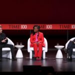 Mark Ruffalo Instagram - Beyond humbled to speak at the #TIME100 Summit and receive the inaugural @time CO2 Earth Award, alongside my sister @gloriawalton and the other incredible honorees. None of this would be possible without the valiant work of @100isnow and our grantee partners—whose stories are often underrepresented due to the intersection of racial and climate injustice. Thank you TIME for letting us center their perspectives as they lead us to a more just future.