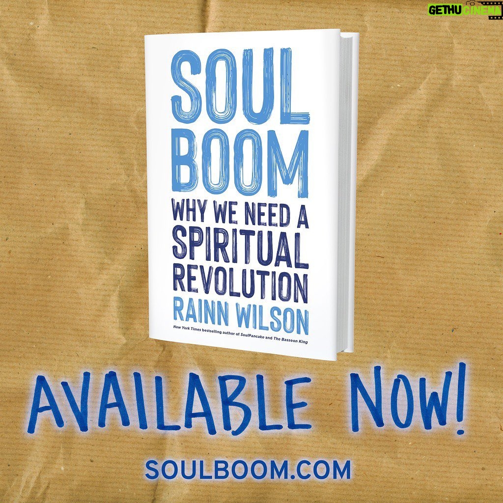 Mark Ruffalo Instagram - I know a lot of you are hurting and have begun to lose some faith, but we can get to a better tomorrow. @rainnwilson has spent a lifetime studying faith and belief, living those values, and offers up a guide to peace in these troubled times. Get your copy of @soulboom today via the link in my bio.