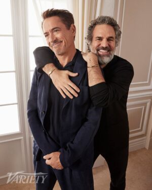 Mark Ruffalo Instagram - Never a dull moment with my brother, @robertdowneyjr. 

Watch our full #ActorsOnActors conversation with the link in my bio. 

@variety 
📸 @alexilubomirski