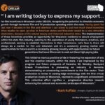 Mark Ruffalo Instagram – Let’s build a thriving film community in Wisconsin. Lots of new good paying jobs, and film companies spending money in communities. 

@visitkenosha 
@city_of_kenosha 
@imagine_mke
action.wisconsin
@backyarddreamproductions 
@david.bogdala 
@alexkudrna 
@mikedeterman 
@kens_kenosha 
@jeffrodriguez508