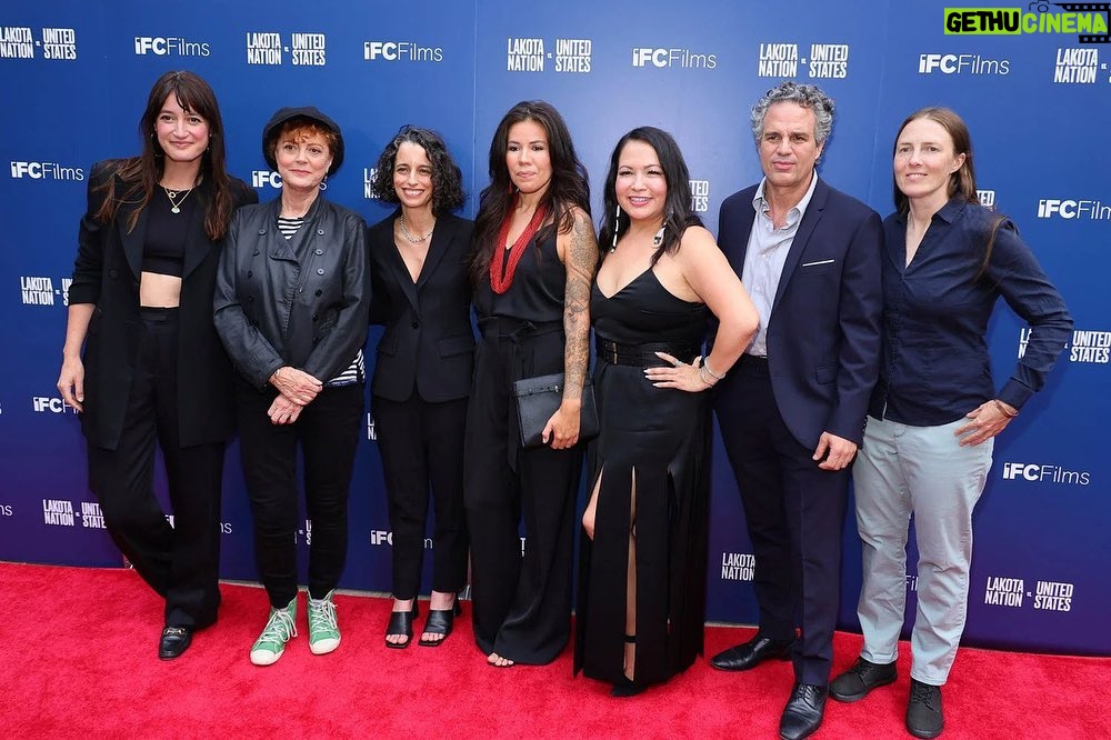 Mark Ruffalo Instagram - I’m so proud to have been a part of this film and the uplifting strength, wisdom, and love of Mother Earth and all creation that is displayed in the relatively unknown story of the Lakota, Nakota, and Dakota people’s history. You do not know the history of America without the revelations of this film told by the side of those who have lived it. @lakotanationfilm is coming to theaters on July 14th.