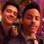 Mark St. Cyr Instagram - POV: you look over your shoulder and see this 👋🏽 wyd 2. Redeemers United 3. In between scenes we played hangman - Can you guess the phrase @julialester came up with? #hsmtmts #disneyplus
