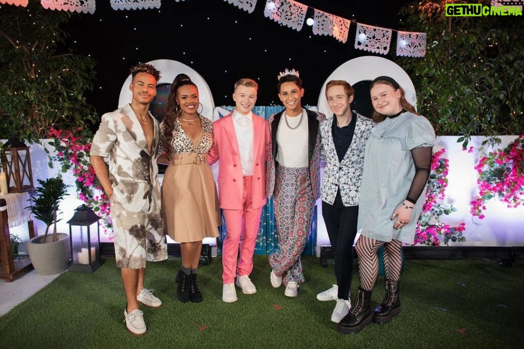 Mark St. Cyr Instagram - Feliz Quinceañero! Had a wonderful time celebrating Frankie and the Quinceañero episode of #HSMTMTS yesterday at our live streamed event! Really proud to be a part of a show that celebrates inclusivity, culture, and love! 🌈 Episode 5 of @highschoolmusicalseries is streaming now on @disneyplus ! —— styling: @jareddepriest suit/shoes: @fendi jewelry: @annesisteron hmu: @thesophiaporter