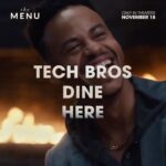 Mark St. Cyr Instagram - In theaters Nov 18th 🍷 Getting no bread is still gluten free, right? #themenu #themenufilm
