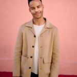 Mark St. Cyr Instagram - I’m tickled pink That things are rosy 🎶 📸 @aileenkyoko 🧥 @cosstores knit @buckmason #cosstores #cosbyyou #buckmason Los Angeles, California