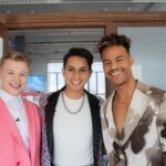 Mark St. Cyr Instagram - Feliz Quinceañero! Had a wonderful time celebrating Frankie and the Quinceañero episode of #HSMTMTS yesterday at our live streamed event! Really proud to be a part of a show that celebrates inclusivity, culture, and love! 🌈 Episode 5 of @highschoolmusicalseries is streaming now on @disneyplus ! —— styling: @jareddepriest suit/shoes: @fendi jewelry: @annesisteron hmu: @thesophiaporter