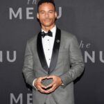 Mark St. Cyr Instagram - THE MENU | NYC Premiere Grateful to be a part of such an incredible film filled with impeccable artists both on screen and off 🌟 Go and see The Menu, in theaters this Friday 🖤 Stylist: @jareddepriest Suit: @brunellocucinelli_brand Shoe: @jimmychoo Brooch: @nicolerosejewelry Watch: @zenithwatches Jewelry: @tsuga.nyc HMU: @megan_danner_ + @zoeticbeautystudio + @glowingwithgab #themenufilm #themenu #redcarpetstyle AMC Lincoln Square 13