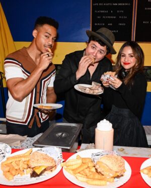 Mark St. Cyr Instagram - The Menu, out now on digital and Blu-Ray 📀 

Shoutout to @irvsburgers for the best cheeseburger I’ve had in years 🤌🏽

#TheMenuFilm

@20thcenturyhomeent @searchlightpics 
@blockbusterpopup