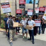 Mark St. Cyr Instagram - I stand in solidarity with the WGA 🪧 My fellow SAG-AFTRA actors, our opportunity to leverage the moment is now. If you haven’t voted “Yes” on the Strike Authorization Vote please do so *now* - the voting ends today at 5pm PST! It a “yes” vote does not mean we are striking. But it gives our negotiators confidence to stand and fight for what we need, knowing we can call a strike if the AMPTP tries to stonewall us on any of our needs; - better residuals to address the streaming business models - higher pay contracts instead of major studios using “new media” contracts to low ball actors - self tape regulations - audition compensation - better pension and healthcare access - protection from our likeness being stolen by A.I. and used without compensation Thank you to my friend Dan of @oliviarestaurant.la for helping me support writers on the picket lines who have supported me and all my fellow SAG-AFTRA actors throughout our careers. Go vote “Yes” now at SagAftra.org #wgastrike #sagaftra #unionstrong Los Angeles, California