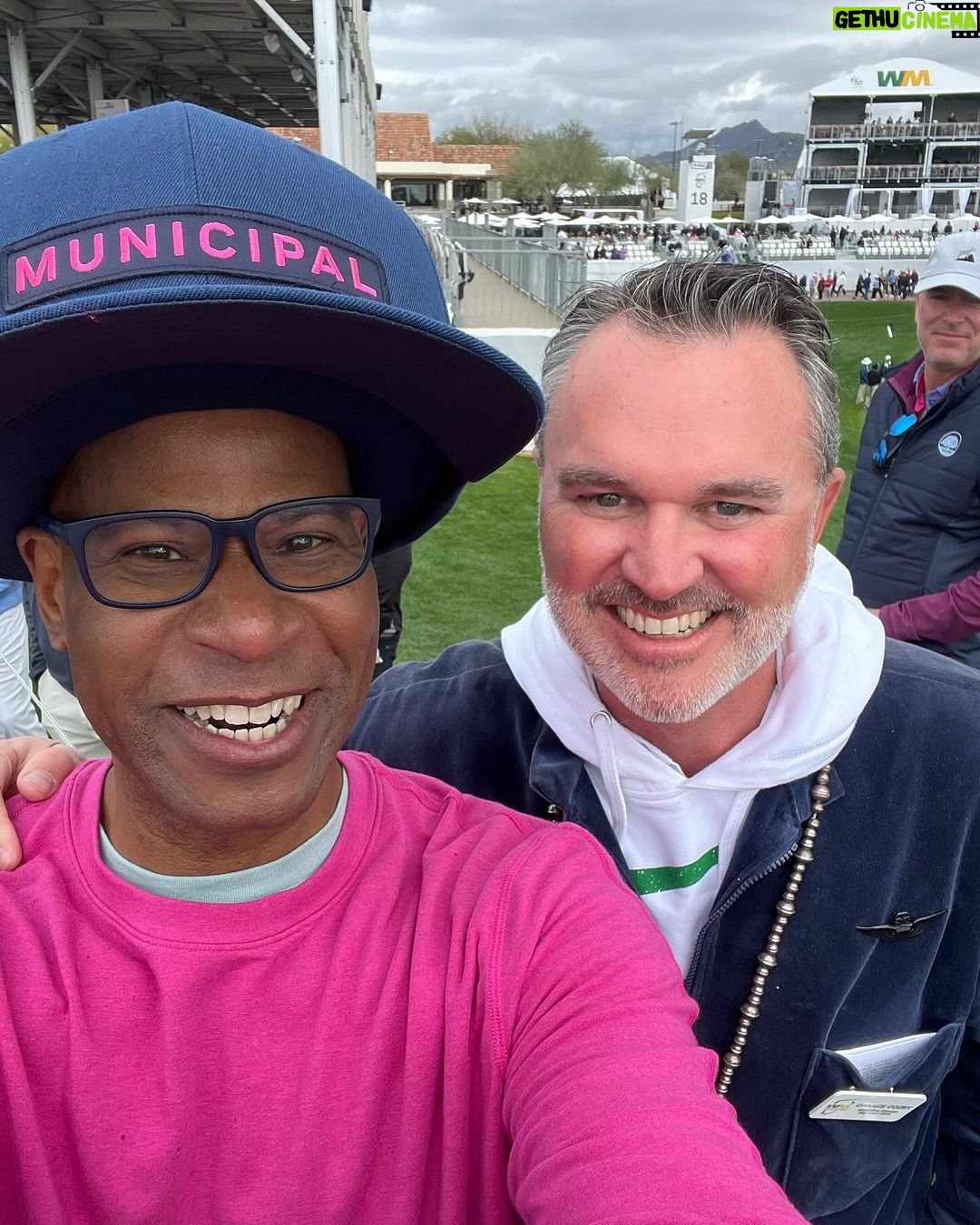Mark Wahlberg Instagram - “It’s not if you play in the WM Phoenix Open Pro-Am, it’s who you hangout with at the WM Phoenix Open Pro-Am. #wmphoenixopen #greenestshowongrass #thepeoplesopen #municipal #golf