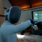 Mark Zuckerberg Instagram - Fencing in the metaverse with Olympic gold medalist and world's #1 ranked @leetothekiefer and 2x Olympic medalist @gerekmeinhardt. Using our new high-end VR headset coming out next month with mixed reality -- meaning you can see virtual objects (like your friends fencing) alongside the physical world around you.