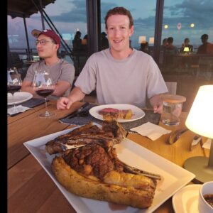 Mark Zuckerberg Instagram - Started raising cattle at Ko'olau Ranch on Kauai, and my goal is to create some of the highest quality beef in the world. The cattle are wagyu and angus, and they'll grow up eating macadamia meal and drinking beer that we grow and produce here on the ranch. We want the whole process to be local and vertically integrated. Each cow eats 5,000-10,000 pounds of food each year, so that's a lot of acres of macadamia trees. My daughters help plant the mac trees and take care of our different animals. We're still early in the journey and it's fun improving on it every season. Of all my projects, this is the most delicious.