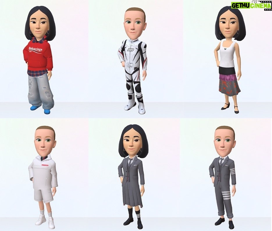 Mark Zuckerberg Instagram - Proud to be launching our Avatars Store on Instagram, Facebook, and Messenger where you can buy digital clothes to style your avatar. Kicking it off with @balenciaga, @prada and @thombrowne! Digital goods will be an important way to express yourself in the metaverse and a big driver of the creative economy. We’ll add more brands and bring this to VR soon too! More to come…