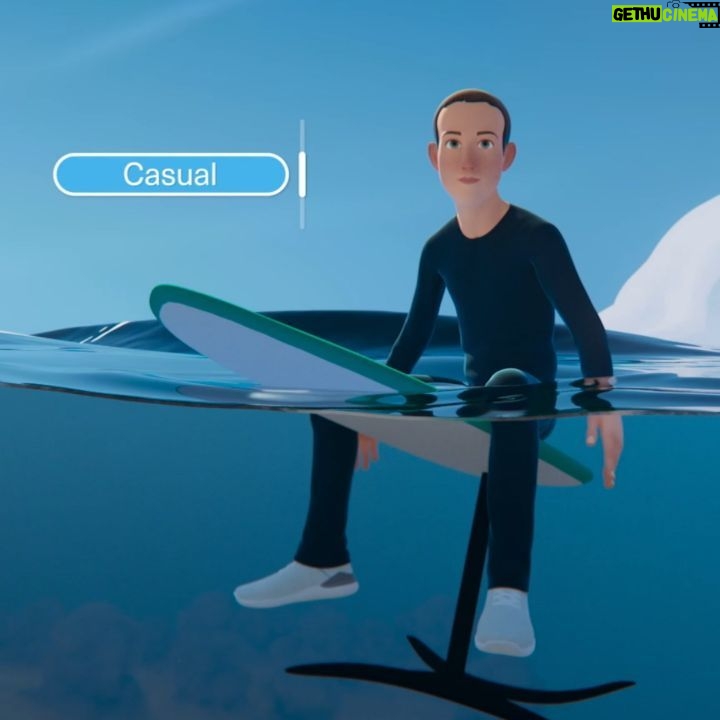 Mark Zuckerberg Instagram - Gaming in the metaverse is going to be awesome. I hope someone makes a Kai Lenny foiling and surfing game soon!