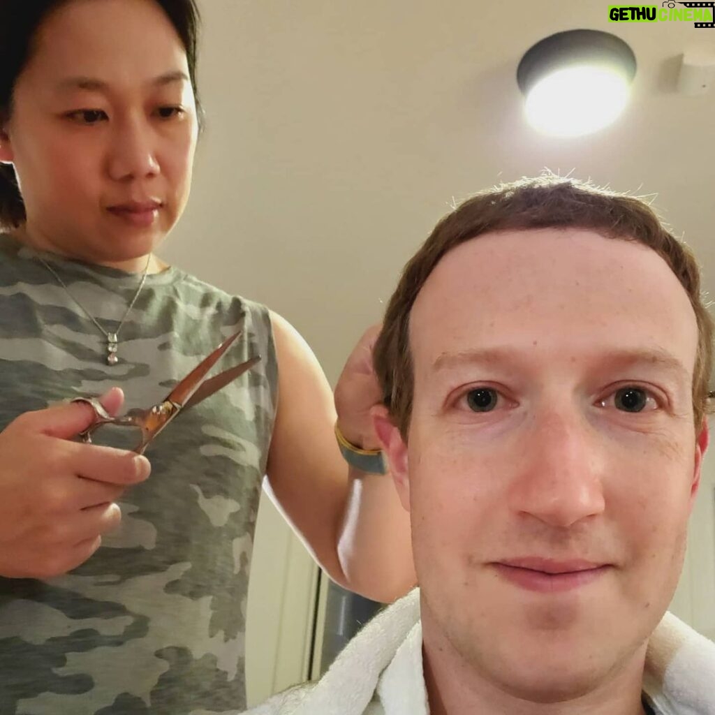 Mark Zuckerberg Instagram - New normal: this lockdown is officially two haircuts long.