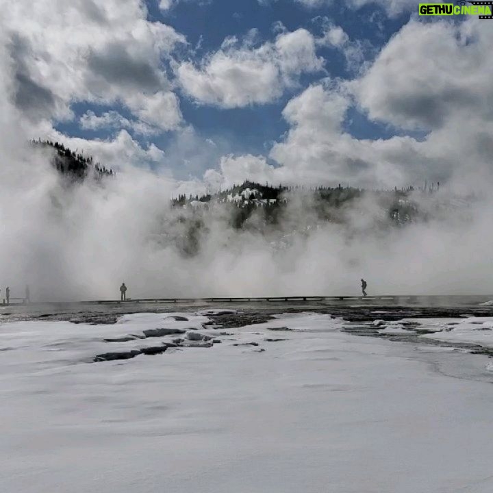 Mark Zuckerberg Instagram - Snowy Yellowstone