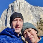 Mark Zuckerberg Instagram - Beautiful weekend outdoors. I love our national parks. I can't imagine climbing this though. Yosemite National Park