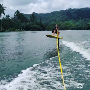 Mark Zuckerberg Instagram - Trying a new sport in Kauai with one of the best @kai_lenny.