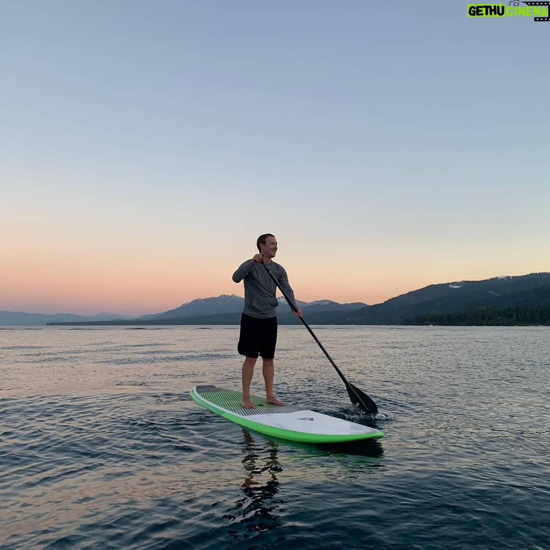 Mark Zuckerberg - 403.6K Likes - Tahoe sunset