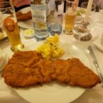 Mark Zuckerberg Instagram - Schnitzel for days. Café Einstein Stammhaus