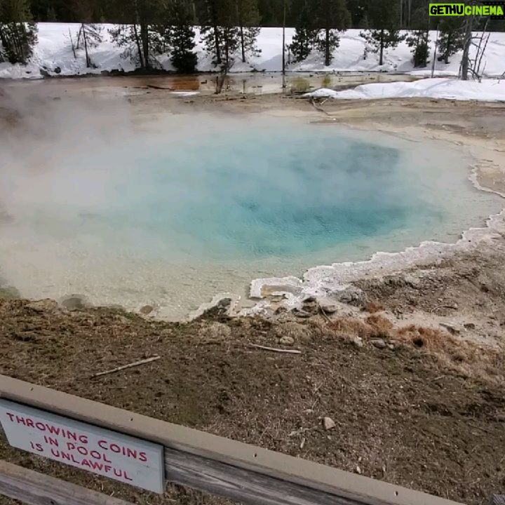 Mark Zuckerberg Instagram - Snowy Yellowstone