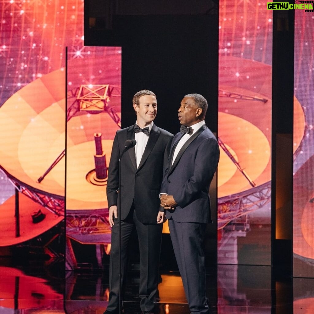 Mark Zuckerberg Instagram - Priscilla and I helped found the Breakthrough Prize to celebrate top scientific achievements in physics, math and life sciences. Tonight we presented the Fundamental Physics award to the Event Horizon Telescope team for the first image of a supermassive black hole. Congrats to all of this year's Breakthrough laureates! NASA Ames Research Center