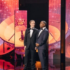 Mark Zuckerberg Instagram - Priscilla and I helped found the Breakthrough Prize to celebrate top scientific achievements in physics, math and life sciences. Tonight we presented the Fundamental Physics award to the Event Horizon Telescope team for the first image of a supermassive black hole. Congrats to all of this year's Breakthrough laureates!