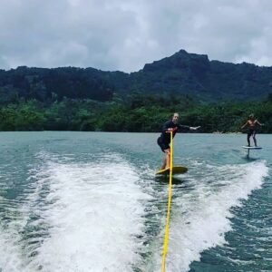 Mark Zuckerberg Instagram - Trying a new sport in Kauai with one of the best @kai_lenny.