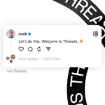 Mark Zuckerberg Instagram - Threads is here. Let's do this. 🔥