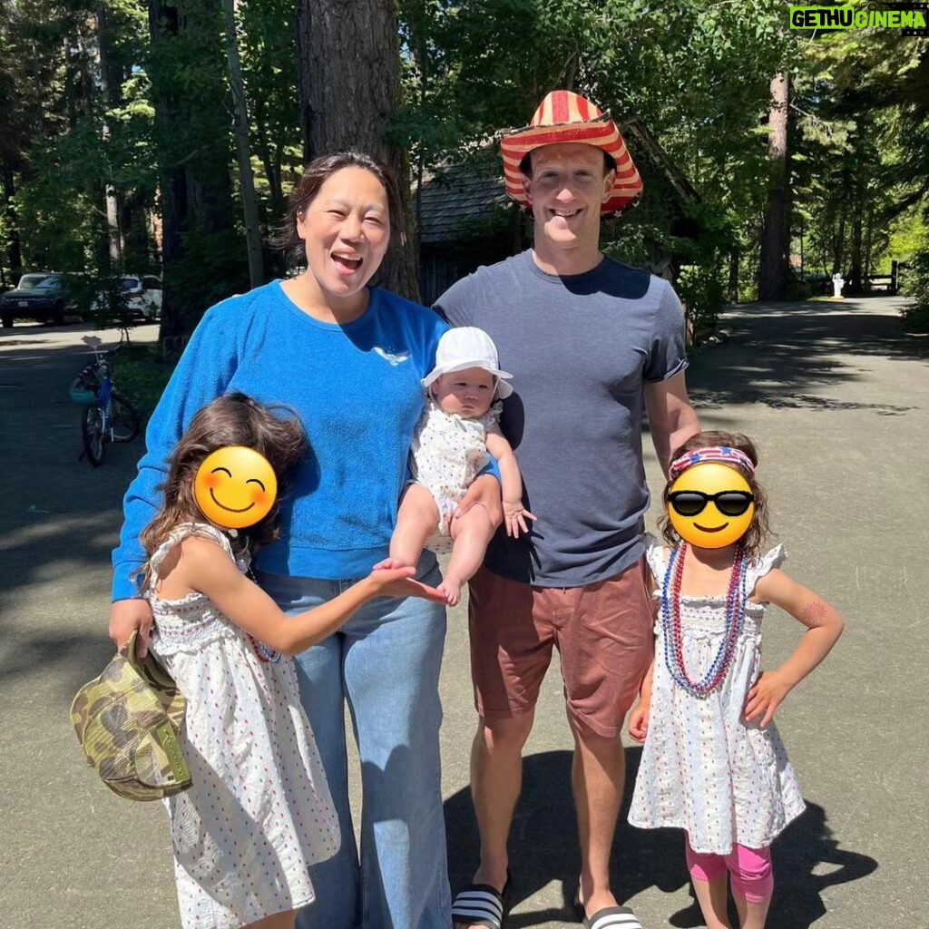 Mark Zuckerberg Instagram - Happy July 4th! 🇺🇸 Lots to be grateful for this year. As the big girls get older, I love talking to them about why America is so great. Looking forward to discussing with little Aurelia soon too.