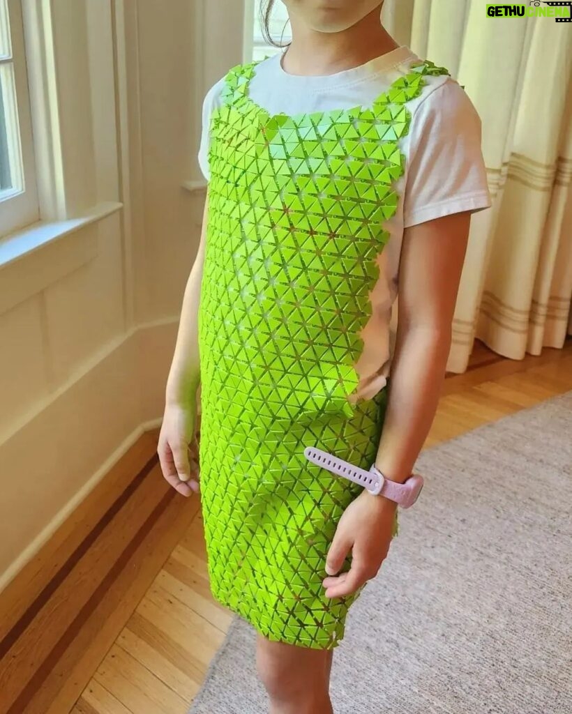 Mark Zuckerberg Instagram - I love building things and recently started designing and 3D printing dresses with the girls. A few projects from the last month... (and yes, I had to learn to sew)