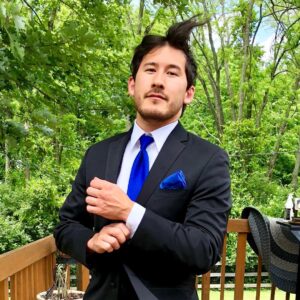 Markiplier Instagram - I put on a tux today! Congratulations to Wade and Molly on getting MARRIED!!