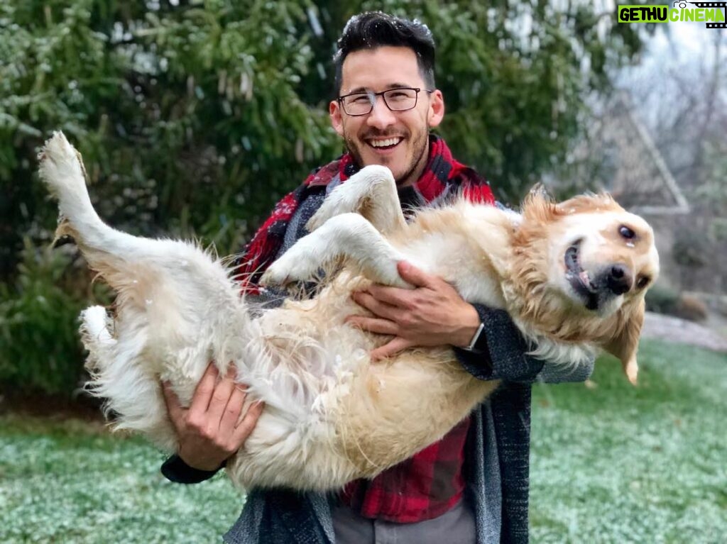 Markiplier Instagram - Chica has OFFICIALLY SEEN ❄️SNOW❄️ for the FIRST TIME!! Video tomorrow?