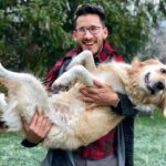 Markiplier Instagram - Chica has OFFICIALLY SEEN ❄️SNOW❄️ for the FIRST TIME!! Video tomorrow?
