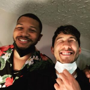 Markiplier Instagram - The Matteo to my Dave! Star of The Edge of Matteo @officialfranzd ! Was an absolute pleasure to work with you and learn from you. Here we are nearly collapsing from exhaustion after wrapping the show at around 4am. Please show Franz all the love in the world for bringing Matteo to life!!
