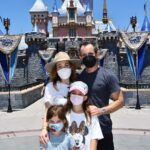 Marla Sokoloff Instagram – We’re back! 🐭
✨Alec thoroughly enjoyed waiting in line for this photo. ✨ EDIT : masks are required friends or Mickey kicks you out. 🌟
.
.
#disneyland #disney #disneyfamily #cinderellacastle #familyphoto Disneyland