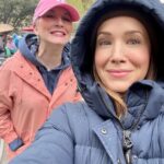 Marla Sokoloff Instagram - When your bestie comes into town and says, “wanna go to Disneyland in the pouring rain on a Tuesday?” You put your big girl poncho on and go. ☔️🌧️