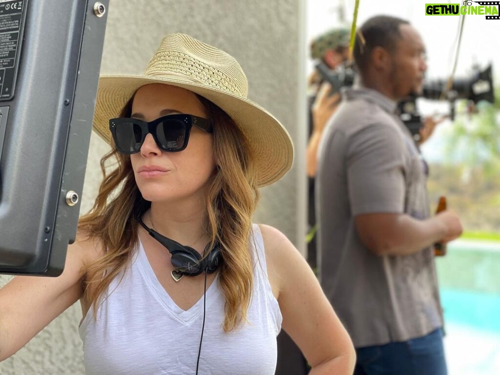 Marla Sokoloff Instagram - Me and my RBF had the most incredible time on our latest movie, The Pass. Special shout-out to the hardest working crew in town and, truly, the dreamiest cast ever. ✨ 📷: by sneaky @dp_yellen . . #thatsawrap #onset #femalefilmmakerfriday #femaledirector