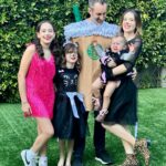 Marla Sokoloff Instagram - Taylor Swift, black cats, and a… Frappuccino. Also, Harper apparently hates Disneyland and Halloween what am I gonna do? #halloween #halloweencostume #halloween2023 #familycostume