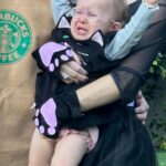 Marla Sokoloff Instagram - Taylor Swift, black cats, and a… Frappuccino. Also, Harper apparently hates Disneyland and Halloween what am I gonna do? #halloween #halloweencostume #halloween2023 #familycostume