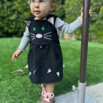 Marla Sokoloff Instagram - Taylor Swift, black cats, and a… Frappuccino. Also, Harper apparently hates Disneyland and Halloween what am I gonna do? #halloween #halloweencostume #halloween2023 #familycostume