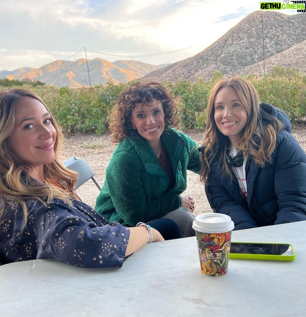 Marla Sokoloff Instagram - I was telling my wonderfully supportive friend @lindsaysloaneyup that I feel so weird and uncomfortable posting and promoting this movie so much. She very kindly reminded me that the journey in this business isn't always an easy road and that celebrating the joy-filled moments is important because we weather so much of the hard. (Believe me, there’s been a LOT of hard.) As much as it makes me feel wildly uncomfortable to say it, I’m really proud of this movie. I wrote Sweet On You while baby Harper was growing in my belly and was lucky enough to collaborate on every detail with the most supportive partner, @haylieduff. Not only is she a fierce and fearless producer (and sometimes my life coach), she is a flawless actress that makes it all look so dang easy. On top of it all, the most talented cast found this movie and brought such life to these characters, more than I could ever have imagined. And I would be remiss if I didn’t tell you that the music by @alecpuro is my favorite part. Not to mention the sheer beauty that @jlarsl gave to each and every frame. If you are able to tune in to our little movie, please know that I’m more grateful than you will ever know. ❤️ Sweet On You premieres this Sunday 2/26 on @up_tv